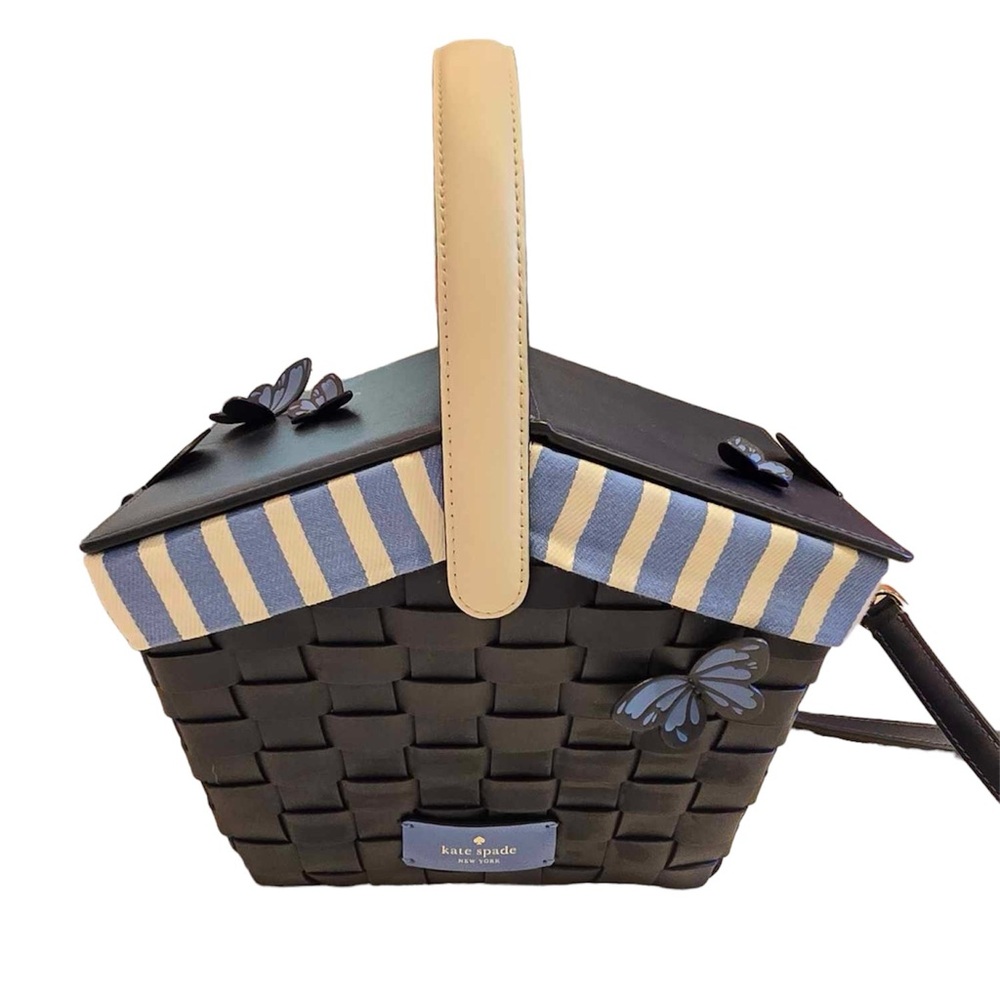 Kate Spade Flutter Fly Picnic Basket Crossbody Purse